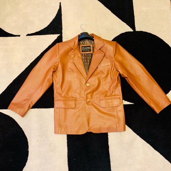 NEOT Zayn Carmel Leather Jacket Size Medium - Picture 8 of 16